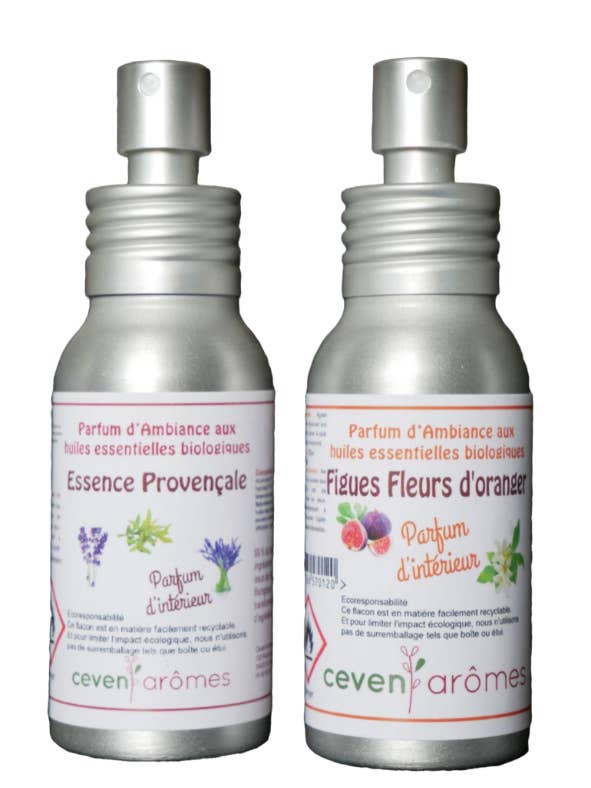 Geurverspreider met biologische essentiële oliën 50ml voor wholesale door Céven'Arômes