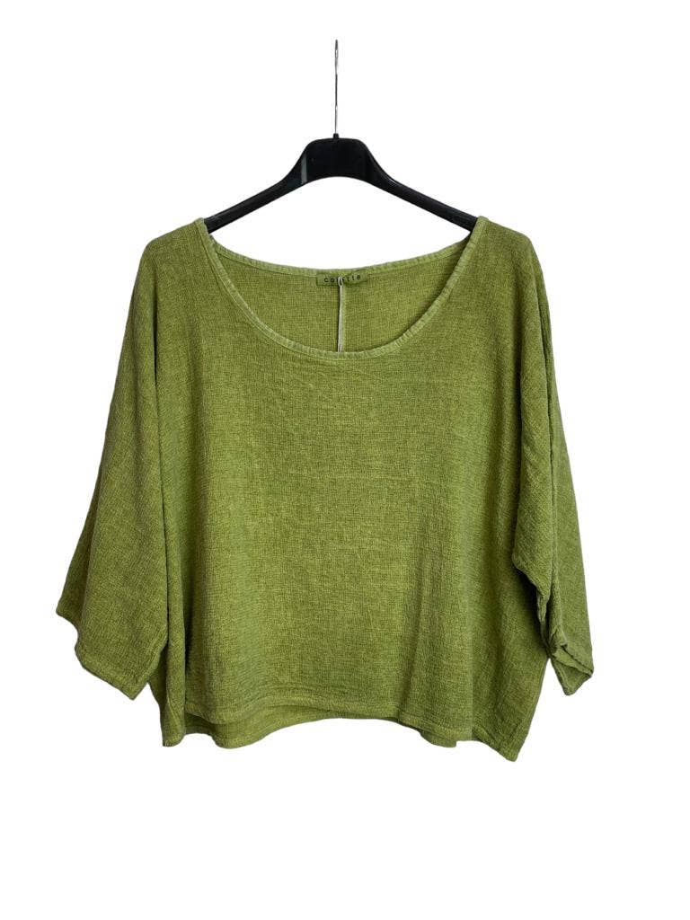 la maison des fibres naturelles – wholesale T-shirt – women's – TOP 3791 90% COTTON 10% LINEN10