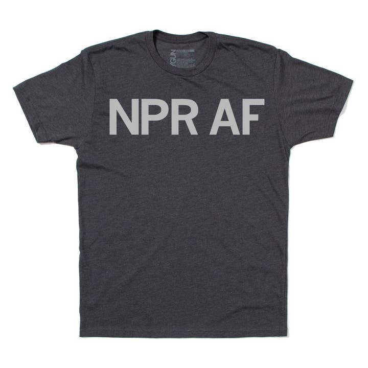 RAYGUN - Wholesale Screen Printed T-Shirt - Unisex - NPR AF T-Shirt