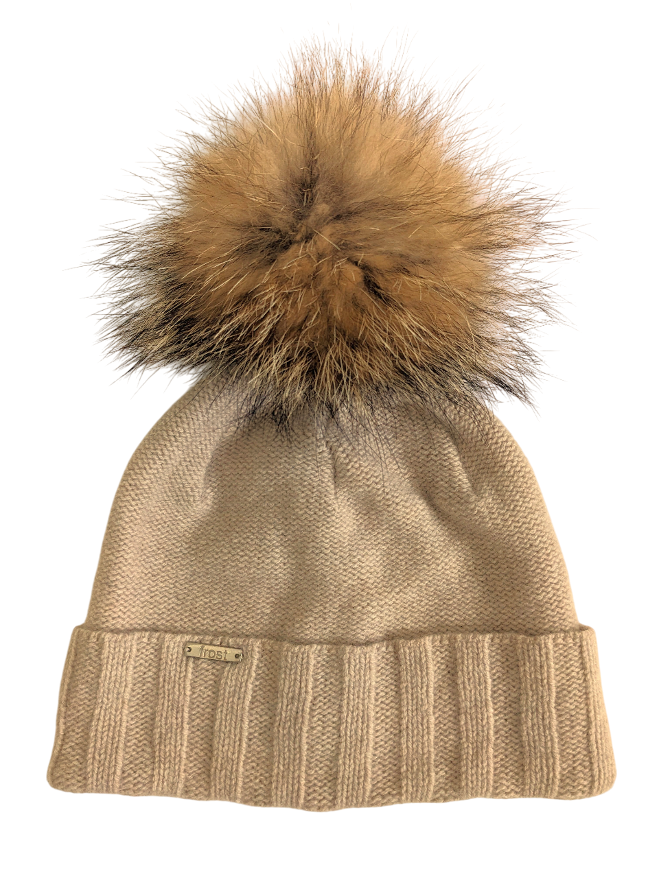 Frost Hats – wholesale Mössa - Dam – 50% kashmir 50% merinoullmössa med avtagbar pälsboll2