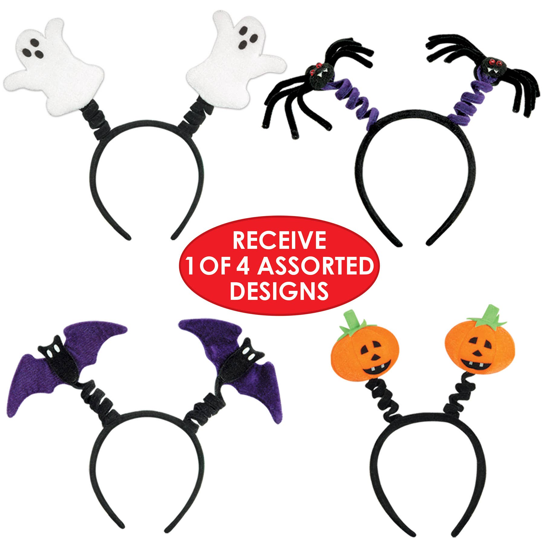Beistle - Wholesale Costume - Unisex - Halloween Boppers, 4 assorted designs1