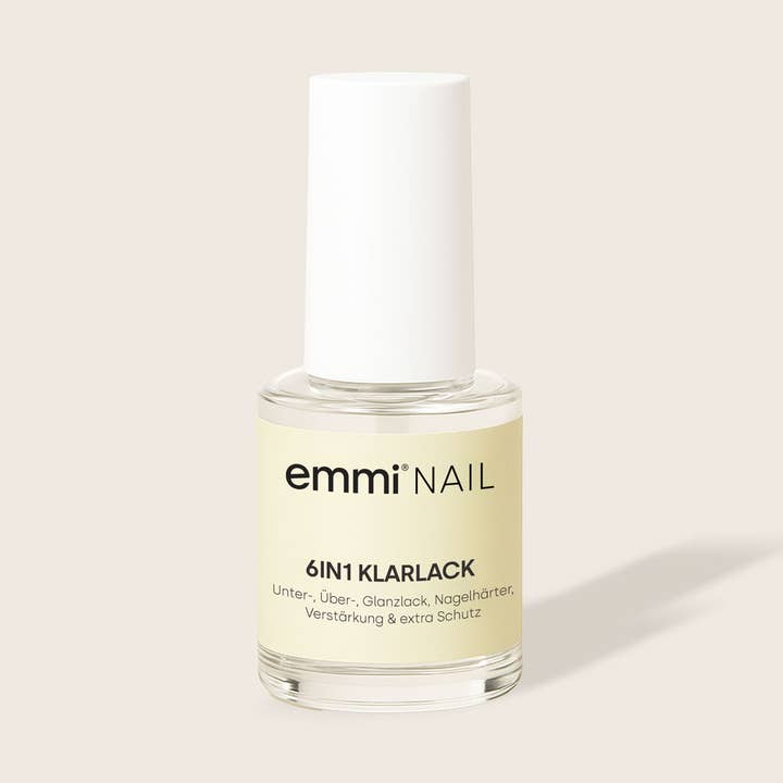 6 en 1 laca transparente 12ml para venta al por mayor de emmi®NAIL