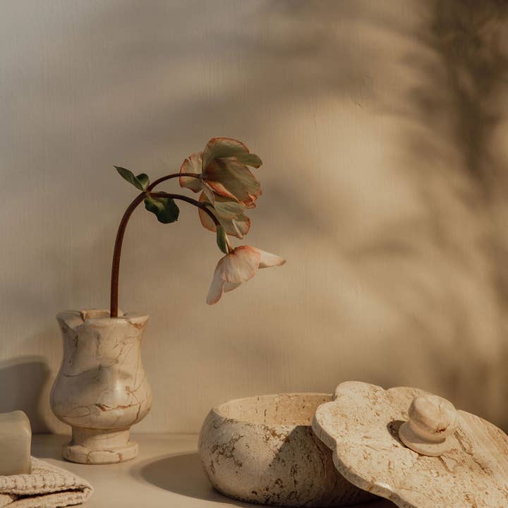 Villa Lua Home - Wholesale Decorative Box - Beige Travertine Trinket Box7