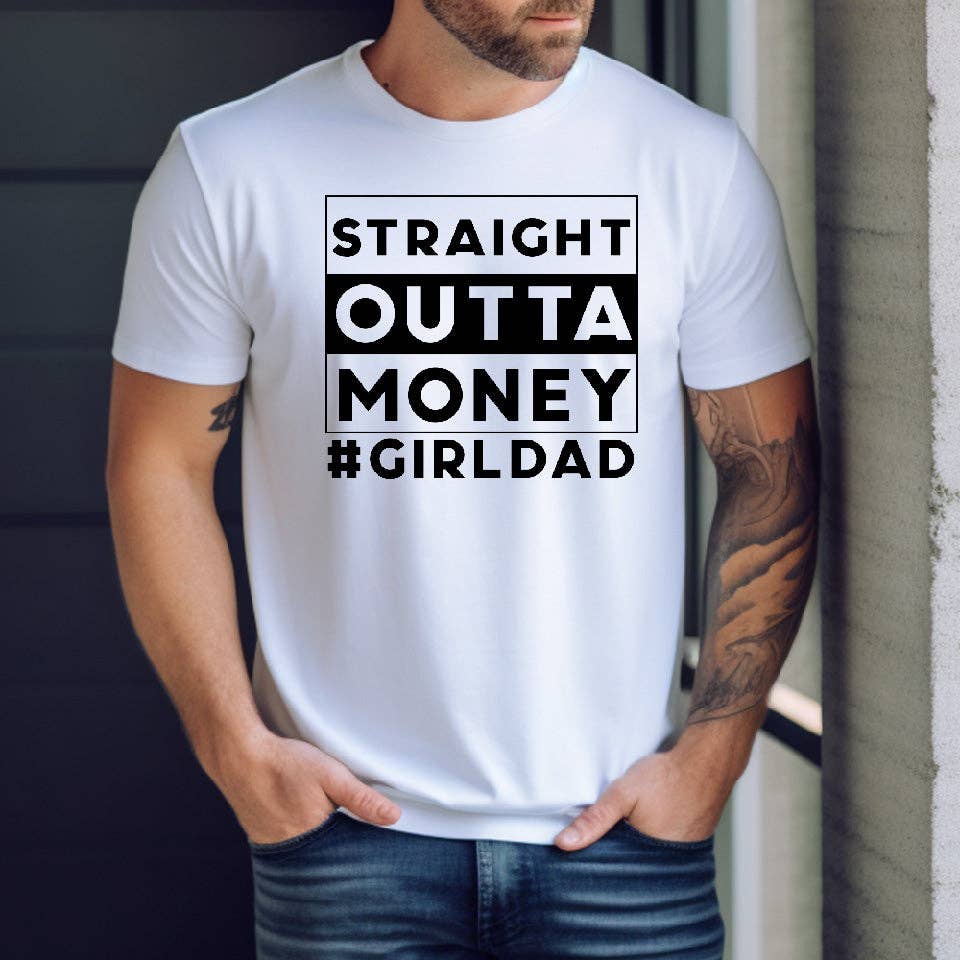 Southern Attitude Designs Inc - Wholesale T-Shirt (Graphic) - Men's - #girldad White Unisex T-Shirt0