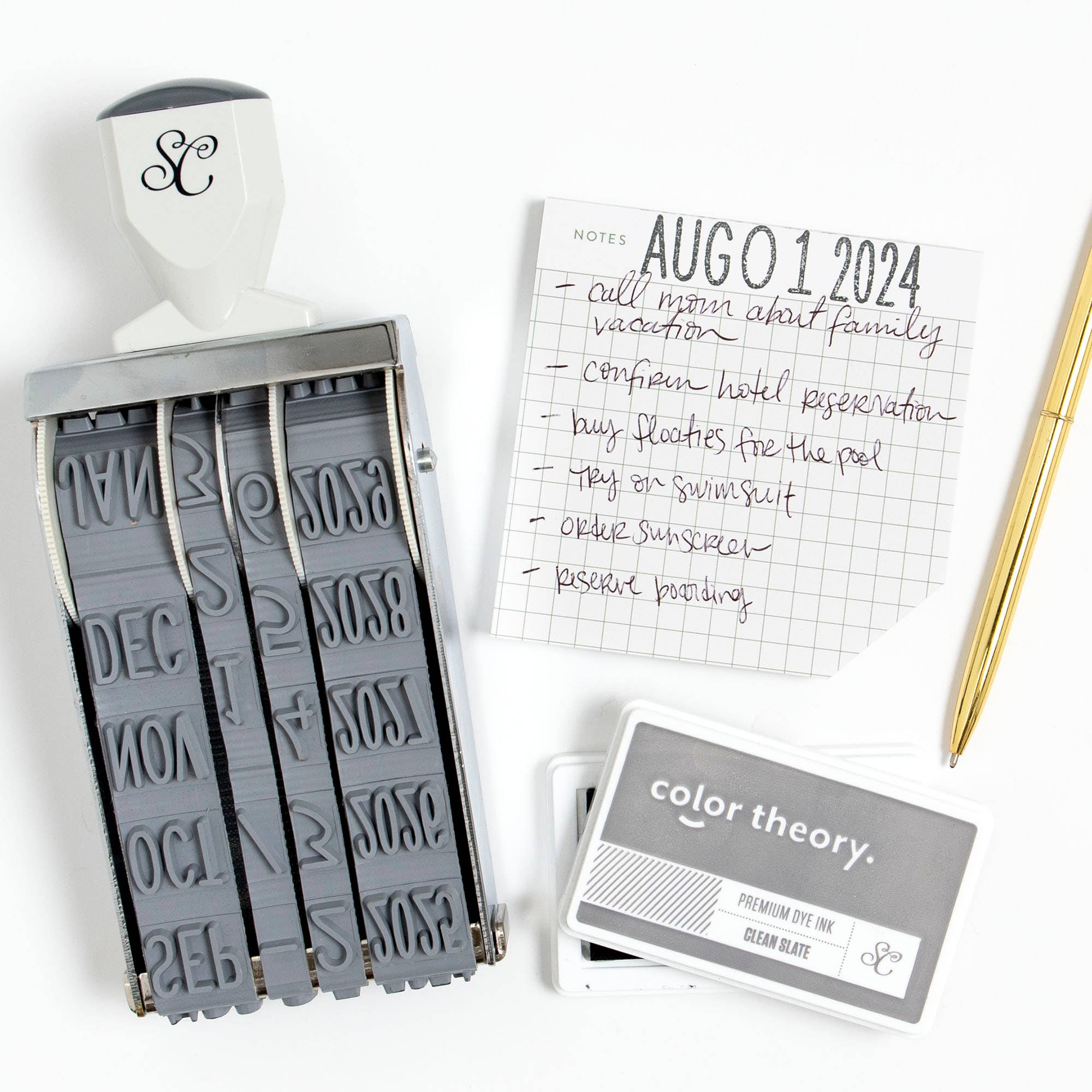 Studio Calico - Wholesale Rubber/Decorative Stamp - Mega Date Stamp - Classic1