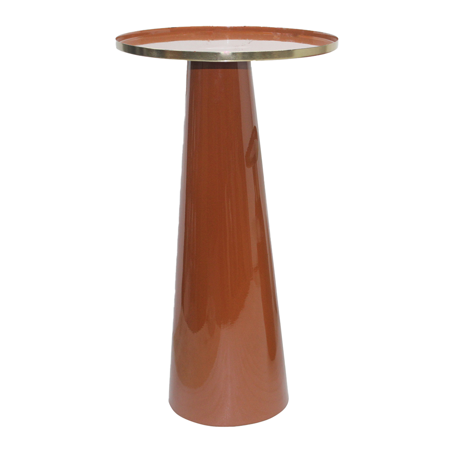 Opjet Paris - Wholesale Side Table - Dodu brown metal end table D40 H71cm0