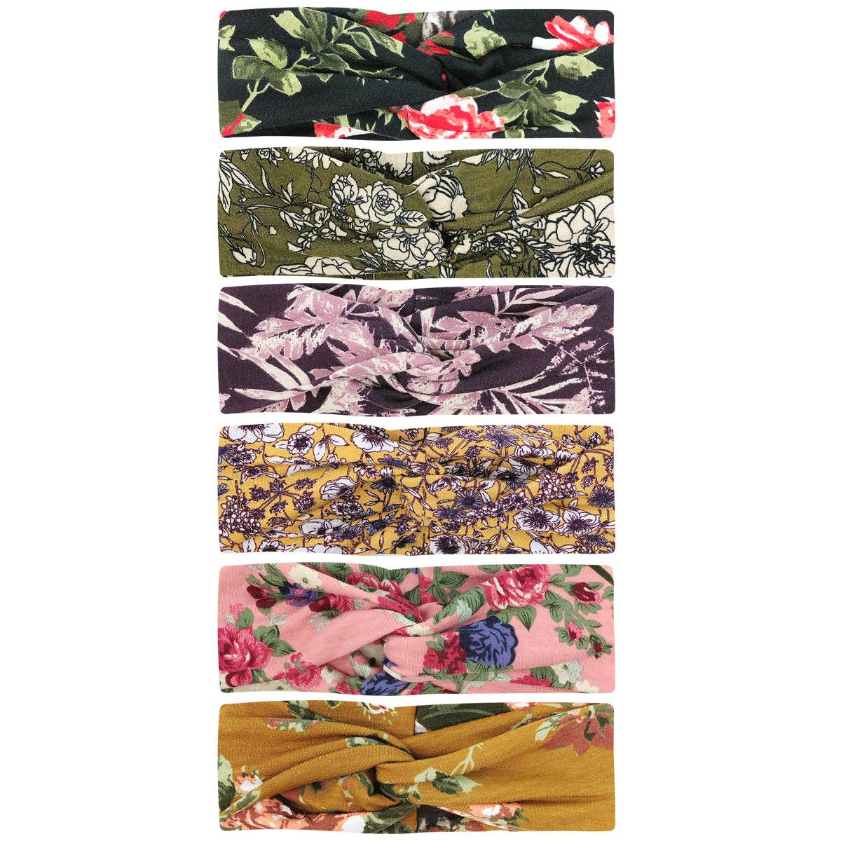 Wrapables.com - Wholesale Fashion Headband - Women's - Wrapables Boho Vintage Floral Elastic Headbands for Sports41