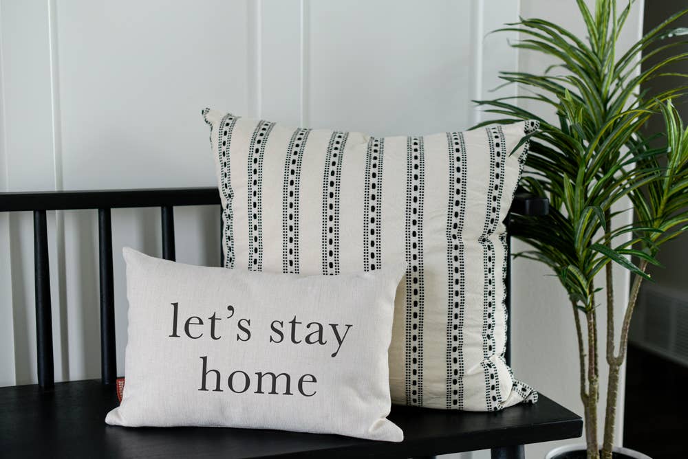 521handmade - Wholesale Throw/Decorative Pillow - Let's Stay Home Love Throw Pillow2