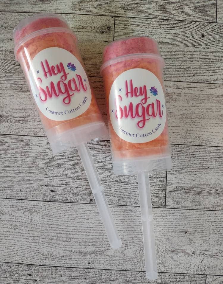 Hey Sugar Cotton Candy - Wholesale Lollipop - TEN Custom Cotton Candy Cake Pops, Push Pop Favors, Birthday Party Pops, Candy Favor, Wedding Favor, Personalized Party Favor, Class Treats0