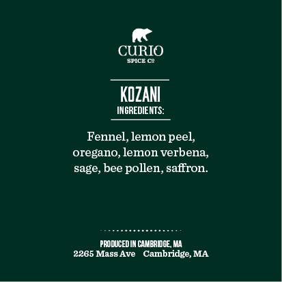 Curio Spice Co - Wholesale Dried Spice Mix - Kozani Spice1