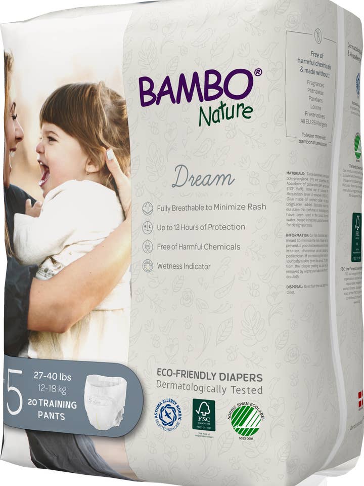 Bambo Nature USA - Wholesale Underwear/Diaper Cover - Baby - Bambo Nature Training Pants Size 51