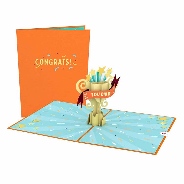 Lovepop Cards - Wholesale Congratulations Card - Congrats Trophy 5''x7'' Pop-Up Cards (-30%)