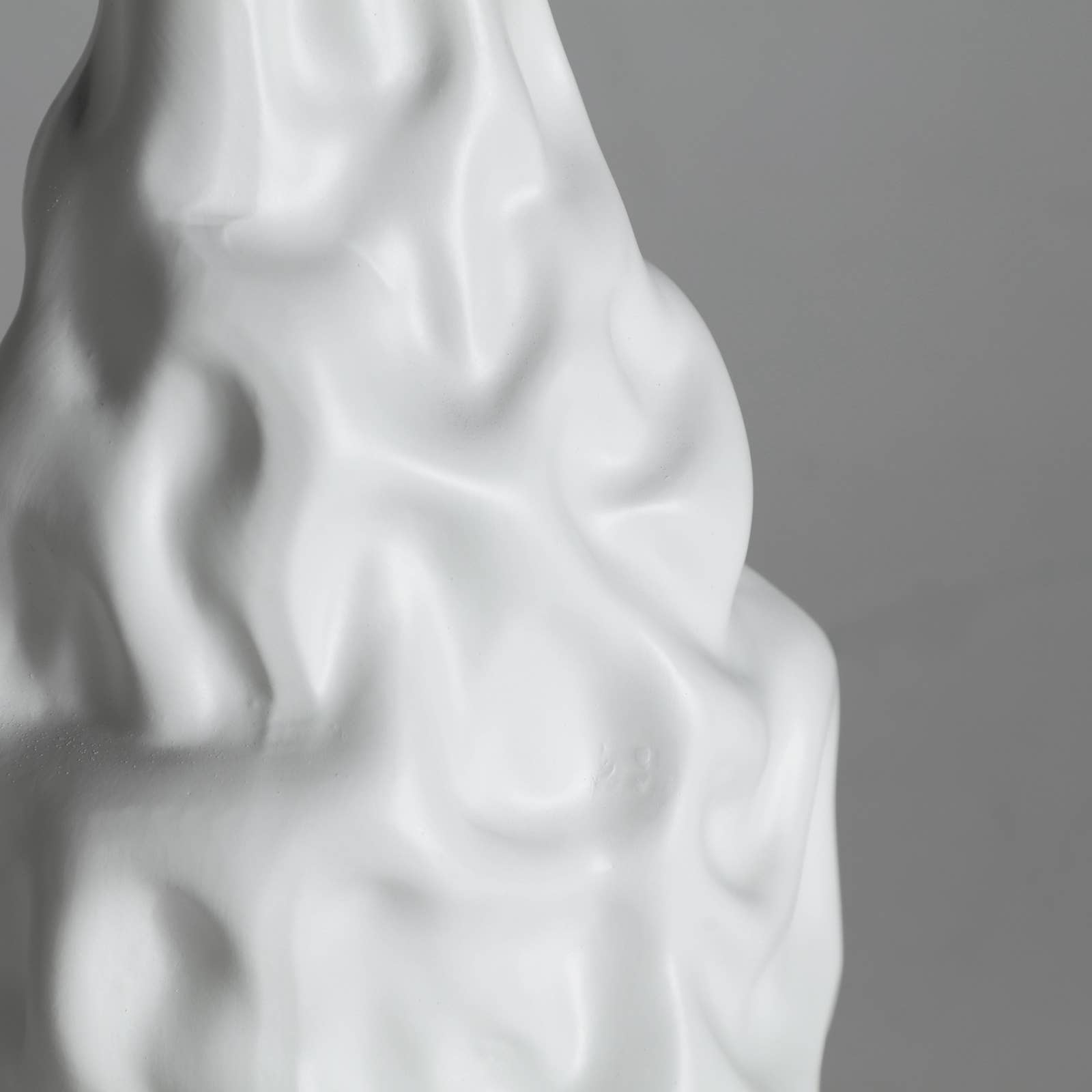 B&B - Wholesale Vase - Lelian Vase, Ceramic, White, 17X13X31cm2