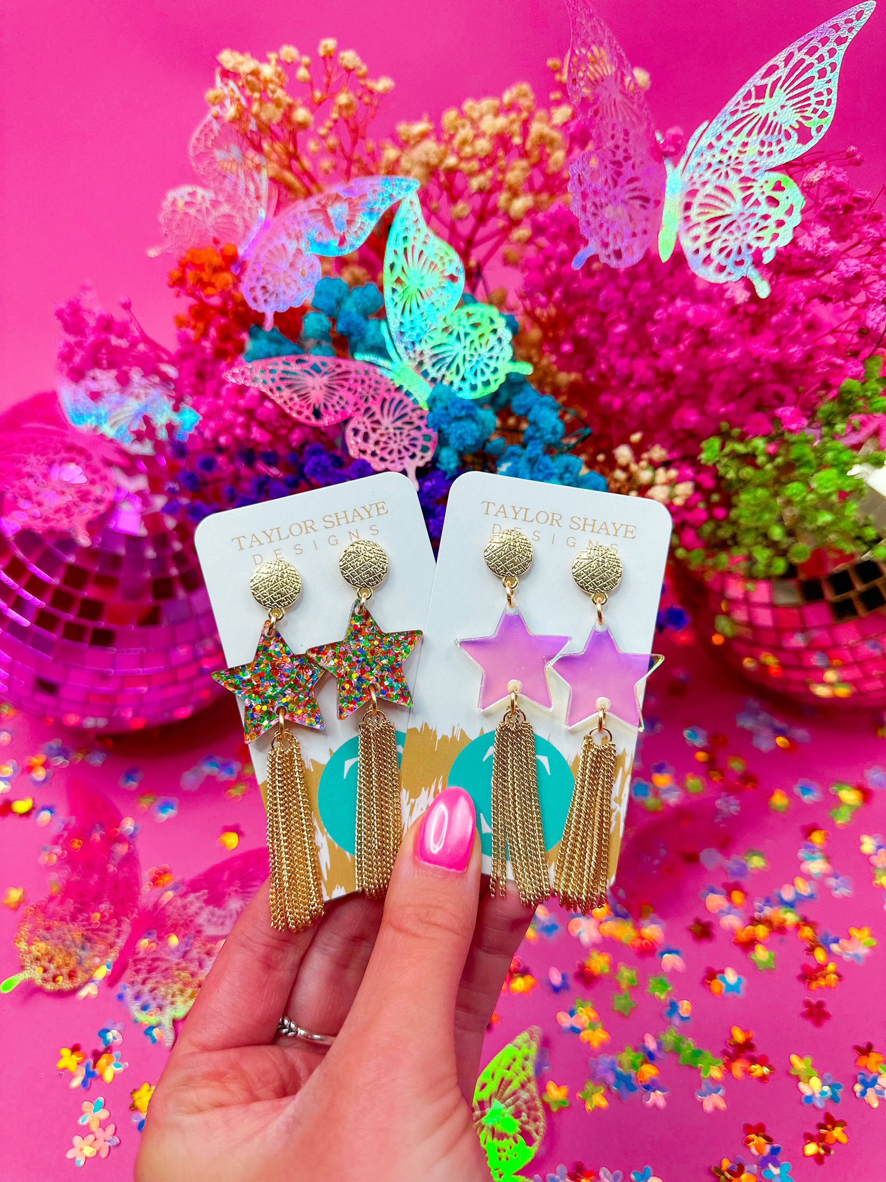 Taylor Shaye Designs - Wholesale Tassel Earrings - Star Sally Tassels1