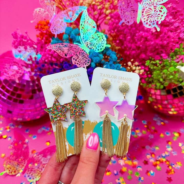 Taylor Shaye Designs - Wholesale Tassel Earrings - Star Sally Tassels1