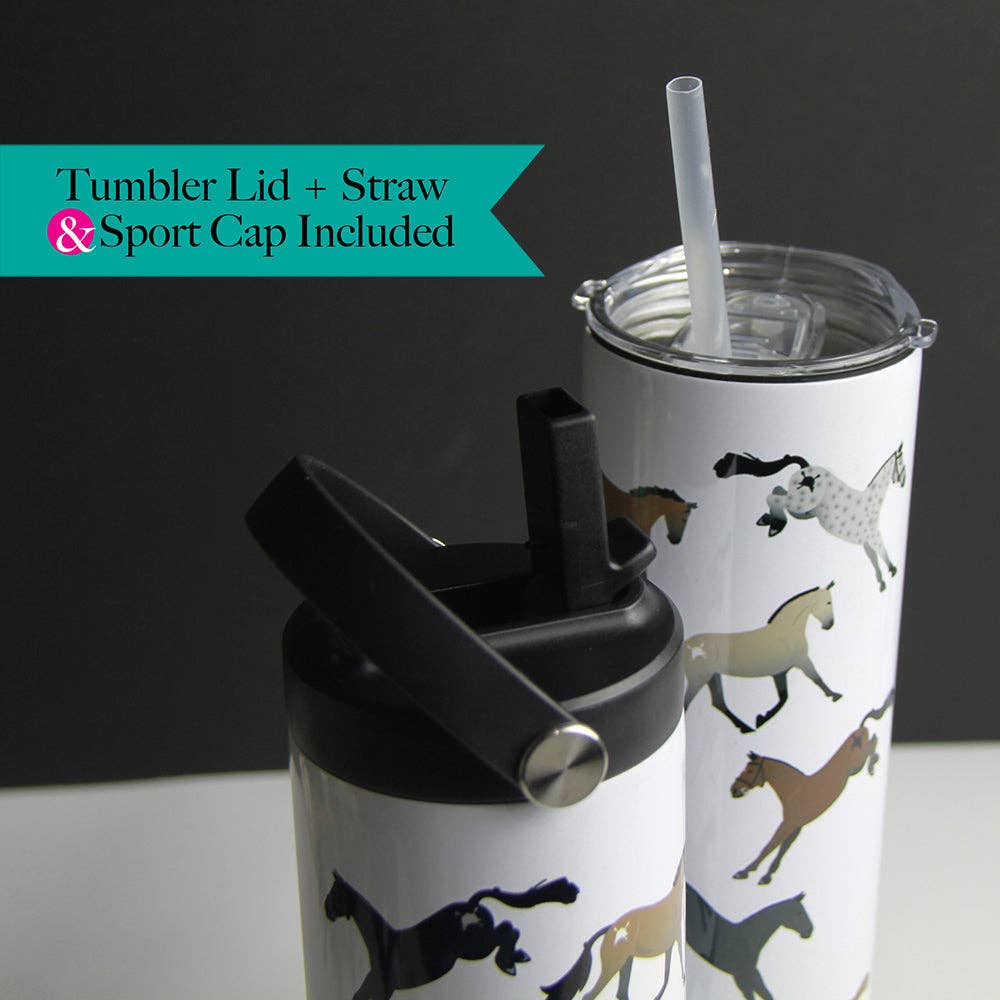 Hunt Seat Paper Co. - Wholesale Water Bottle - Barn O'Clock Stainless Steel Water Bottle1