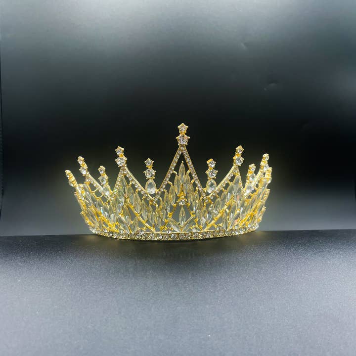 Crystal Rhinestone Tiaras Crown Quinceañera Bridal Wedding17 for wholesale by Elegant World Corporation