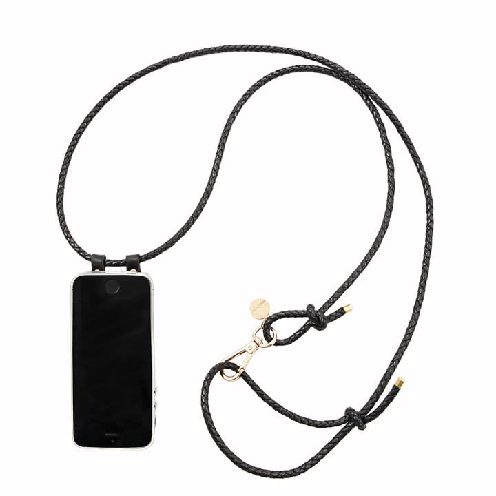 Crossbody iPhone-fodral svart för wholesale av Lapaporter