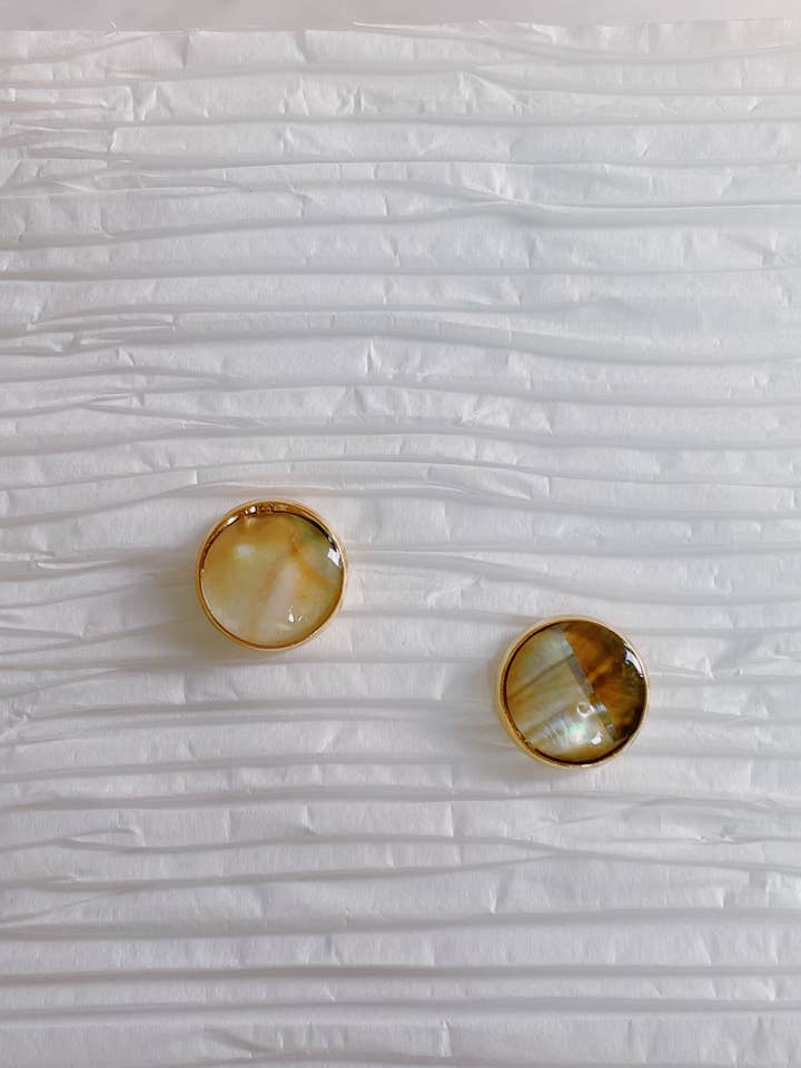 Abalone Studs for wholesale by Bezalel and Co