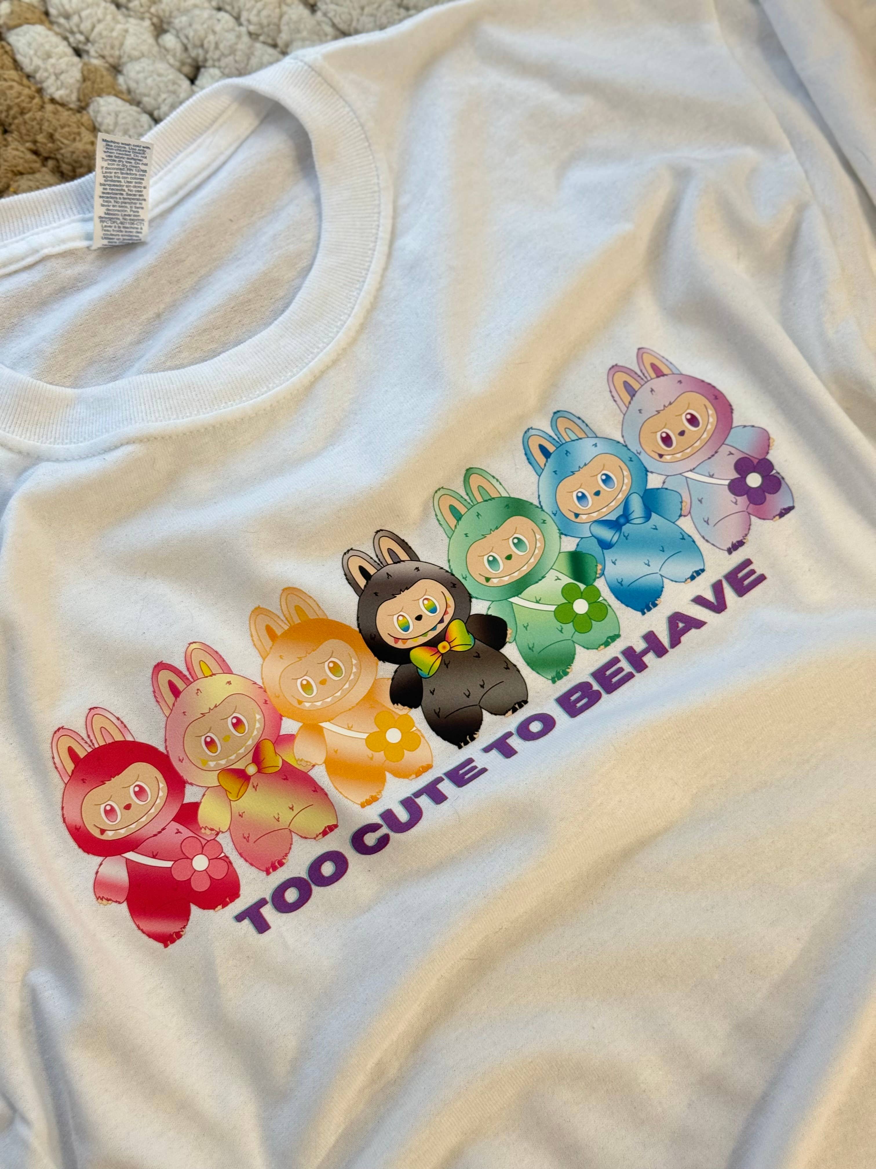 Desi design and chai - Wholesale Shirt - Unisex - La fufu- The monsters - big into energy unisex Tshirt 1