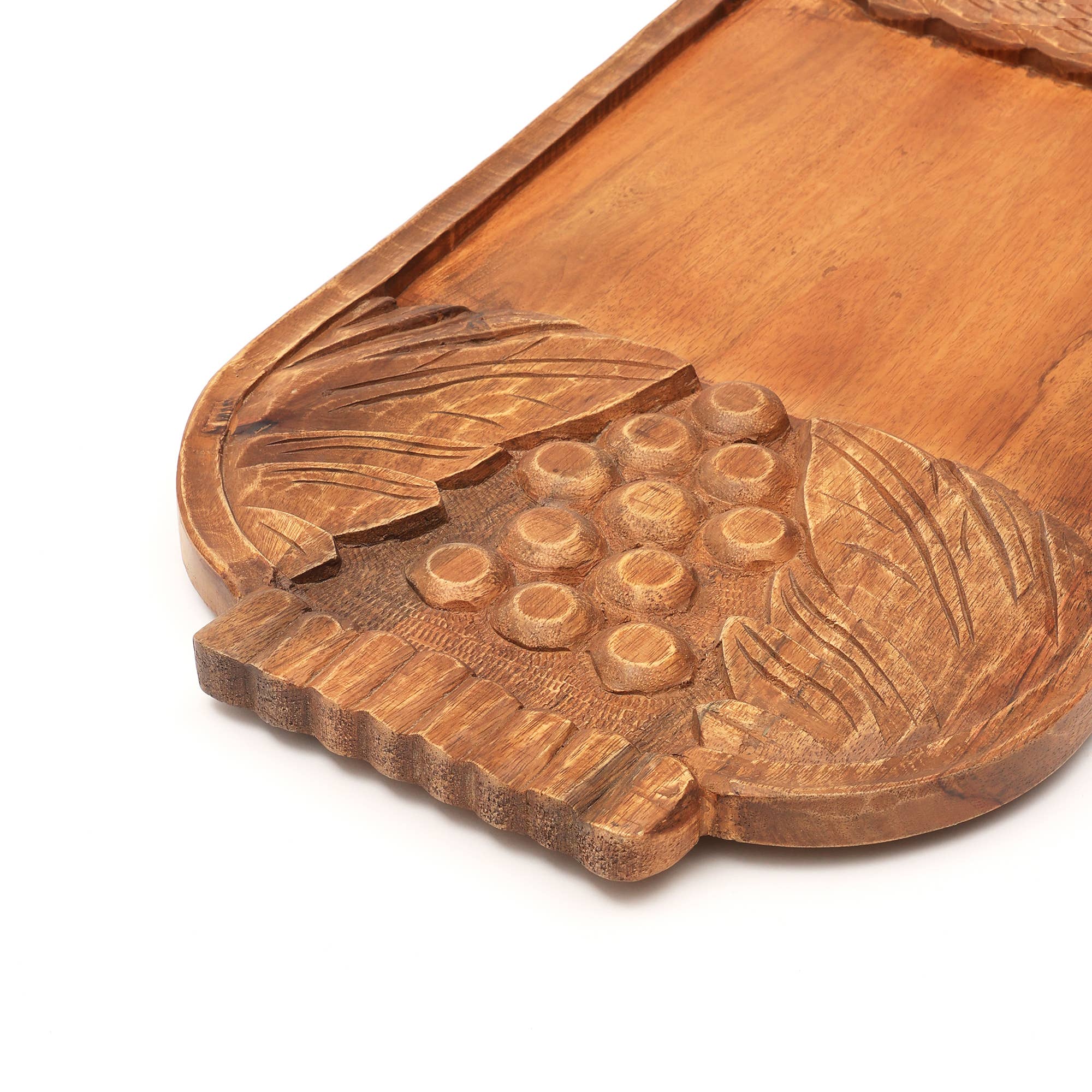 ExpoBazaar - Wholesale Serving Tray - Wooden Serving Tray | Mango Wood Platter | 29.5x14x1.5"1