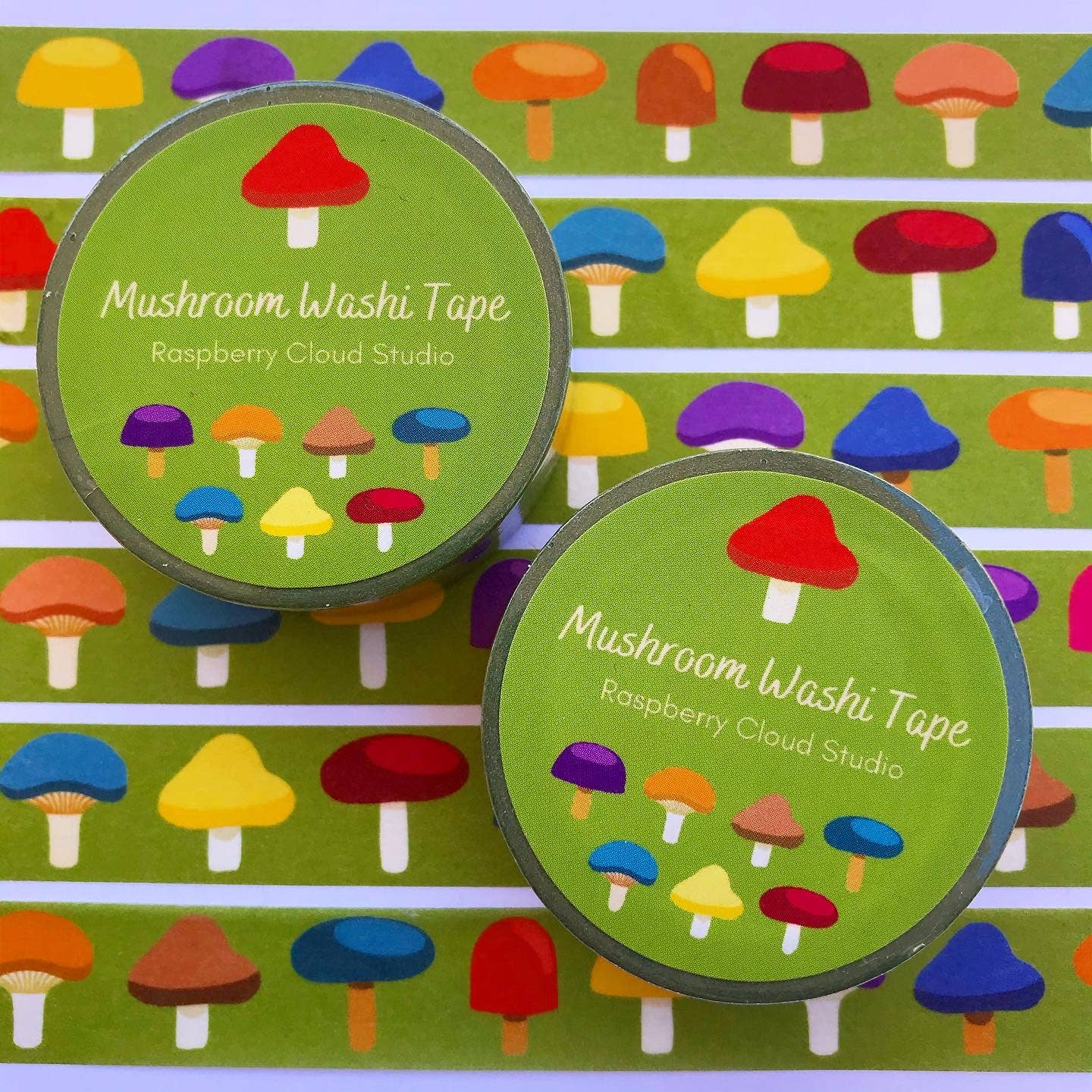 Raspberry Cloud Studio - Wholesale Washi Tape - Mushroom Washi Tape1