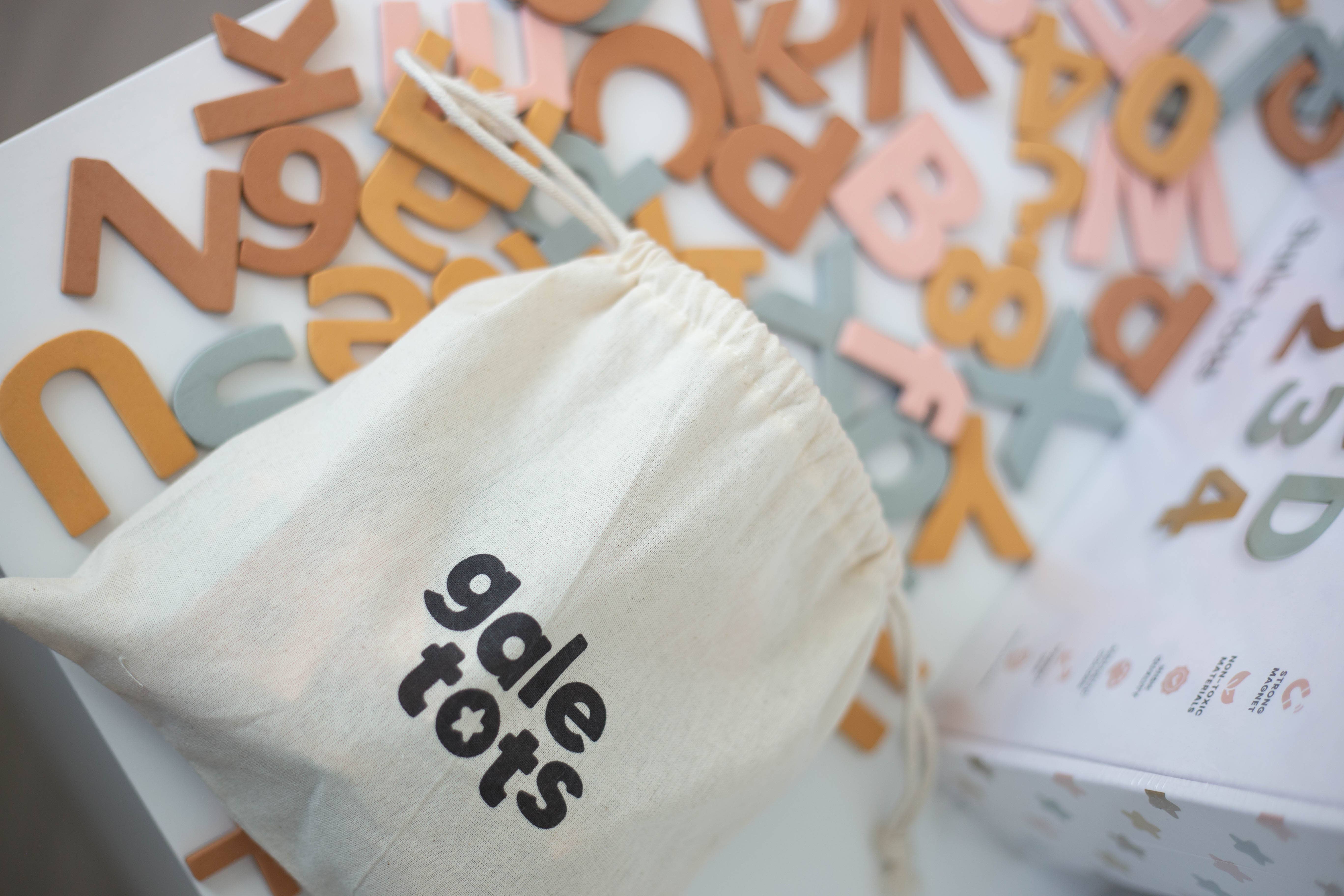 GALE TOTS - Wholesale Magnet - Kids & Baby - 135 Pcs Magnetic Letters and Numbers (Boho Pastels)4