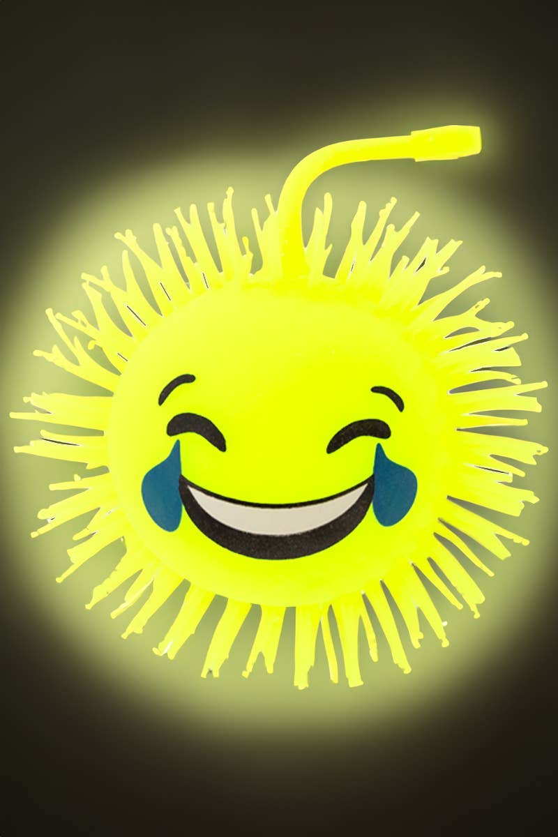 SORTIERT Emoji Stacheliger Kugelfisch Leuchtender Quetschball für den Großhandel auf Faire1