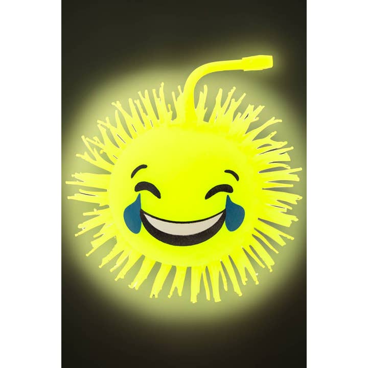 SORTIERT Emoji Stacheliger Kugelfisch Leuchtender Quetschball für den Großhandel auf Faire1