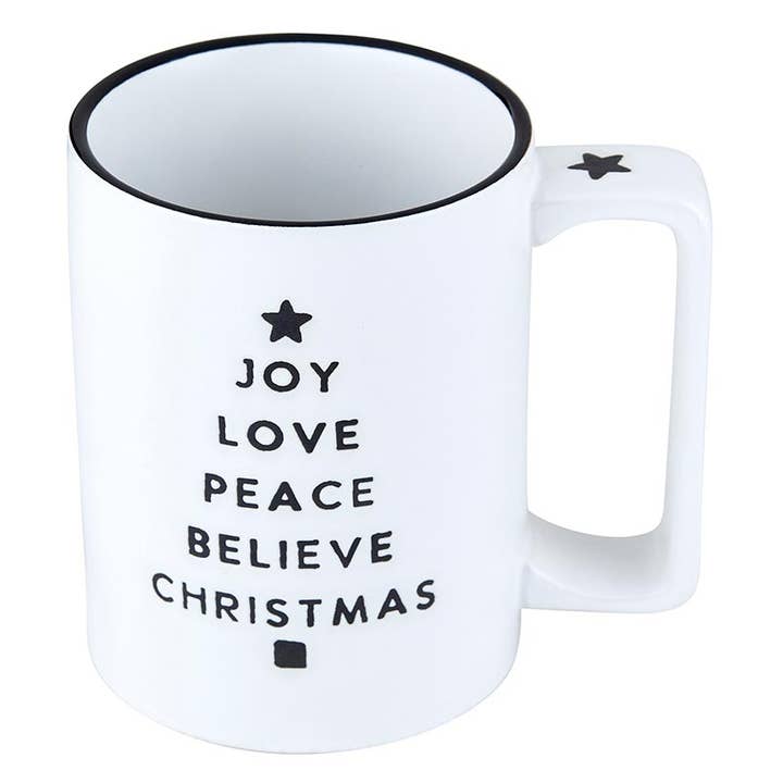 Santa Barbara Design Studio by Creative Brands - Wholesale Coffee Mug - Holiday Organic Mug - Joy Love
