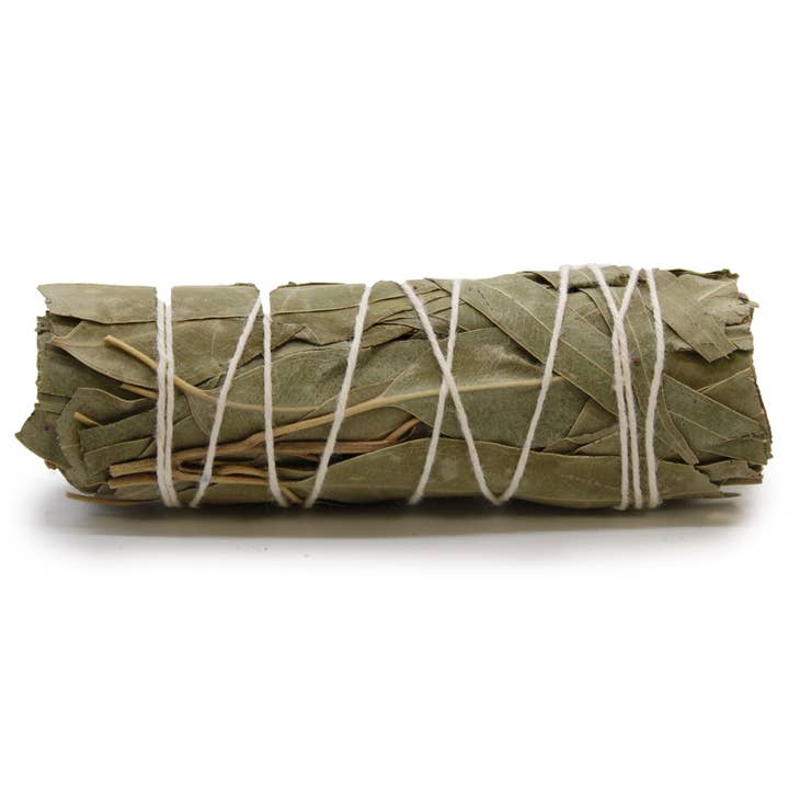 AW Artisan - Venta al por mayor Salvia - Smudge Stcik - Salvia Blanca y Eucalipto 10 cm
