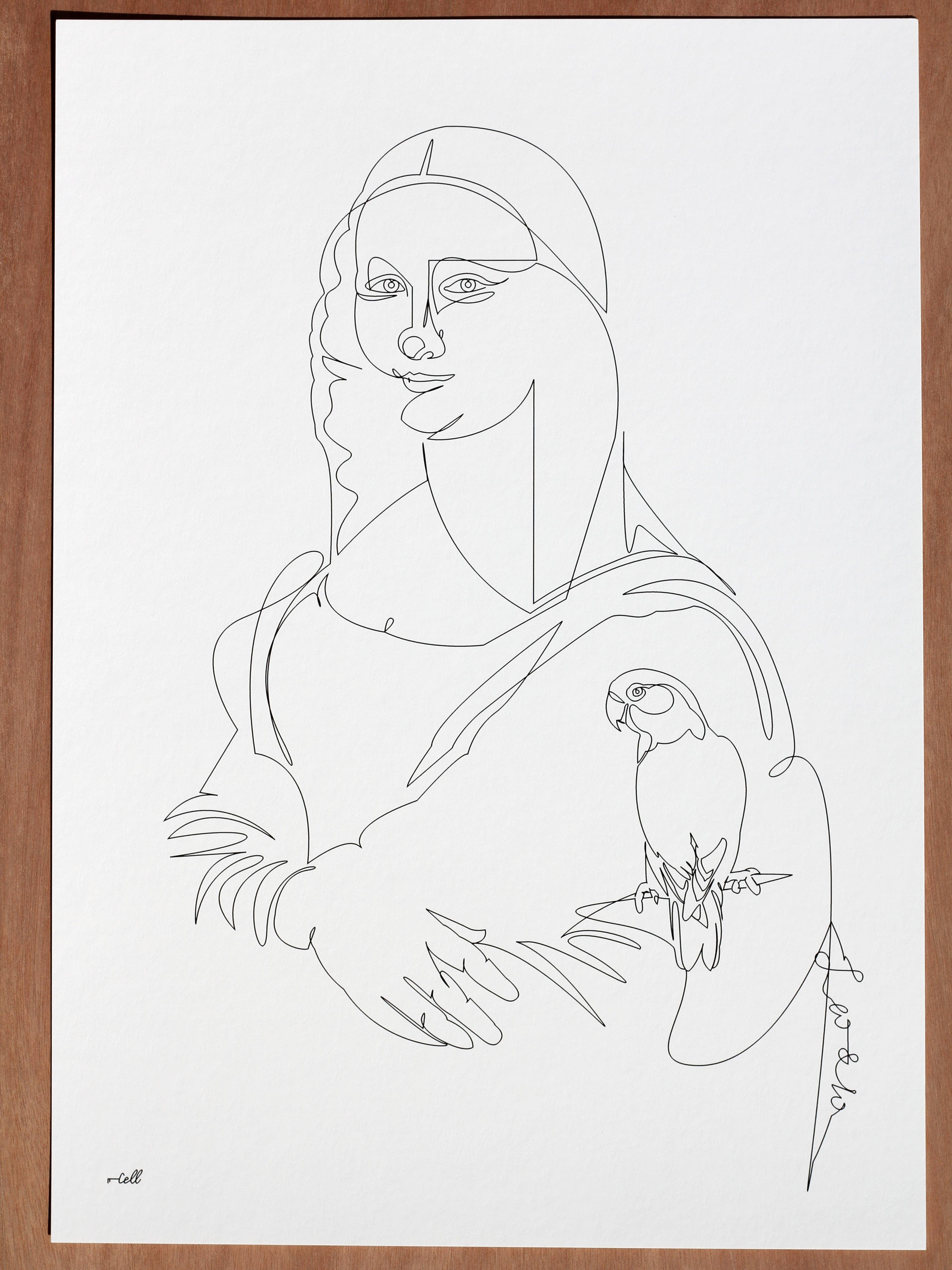 Cosette et les lys - Wholesale Art Print - Lovebirds — Fine Art Illustration — A3 Print1