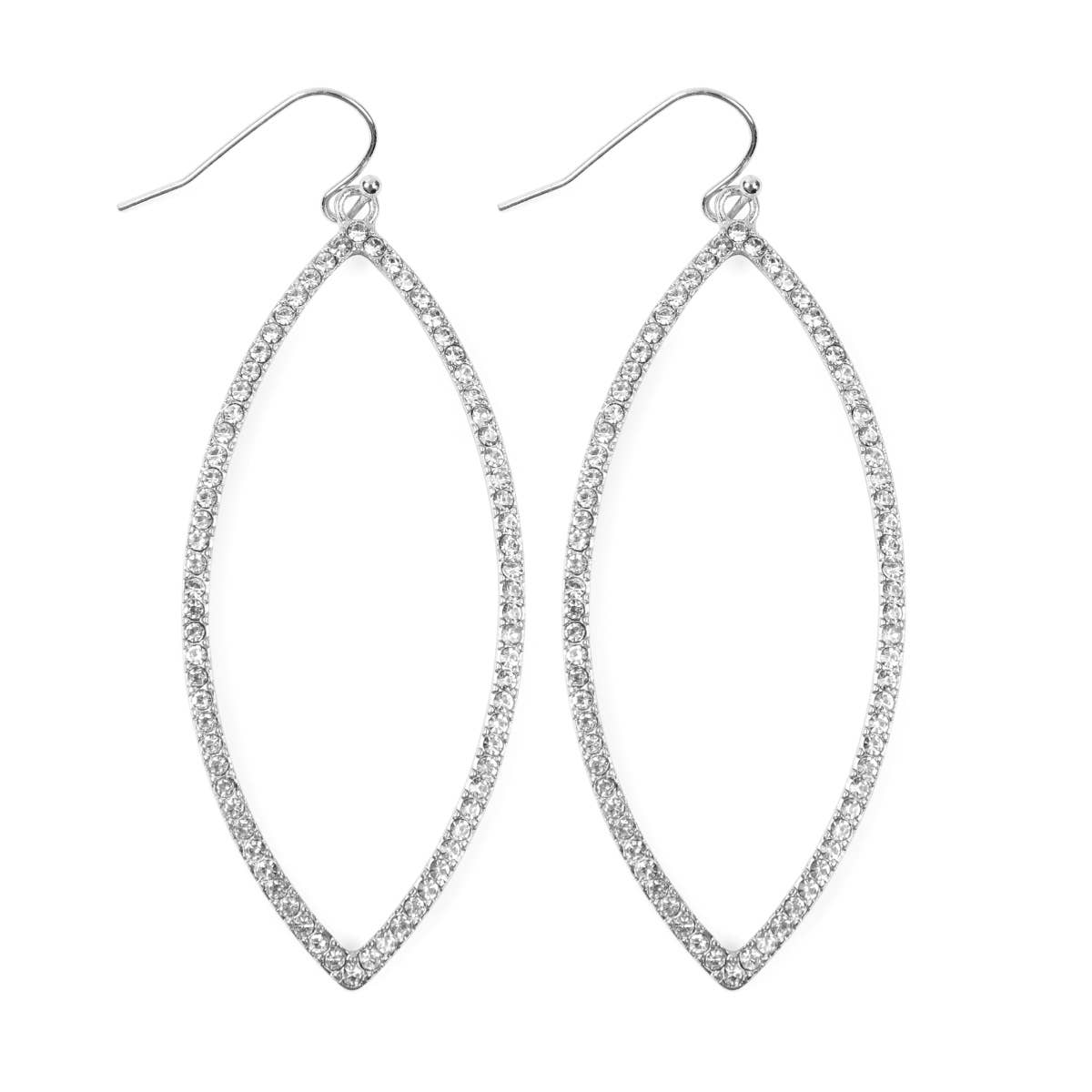 MYS Wholesale Inc - Wholesale Dangle Earrings - Open Marquise Rhinestone Earrings3