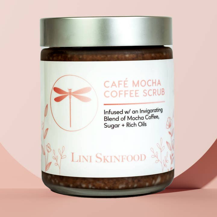 Cafe Mocha Coffee Scrub for wholesale by Lini Skinfood