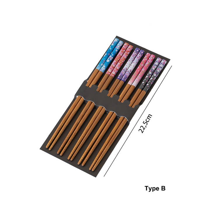 MinoCraft - Wholesale Assorted cutlery set - Natural wood chopsticks1