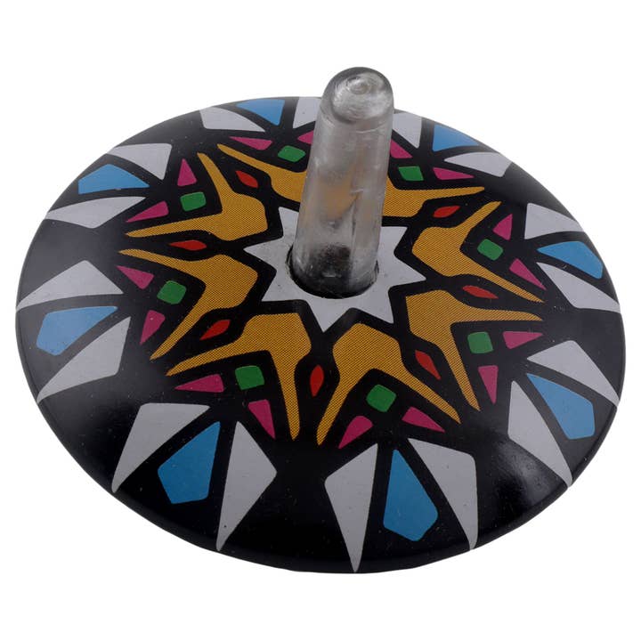 Blechspielzeug Kreisel 02 Sonne bunt Blechkreisel für den Großhandel von Tribal Trade GmbH