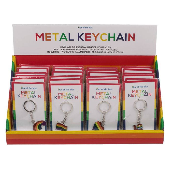 Out of the blue KG - Wholesale Keychain - Unisex - Metal-Keyring, Pride,1
