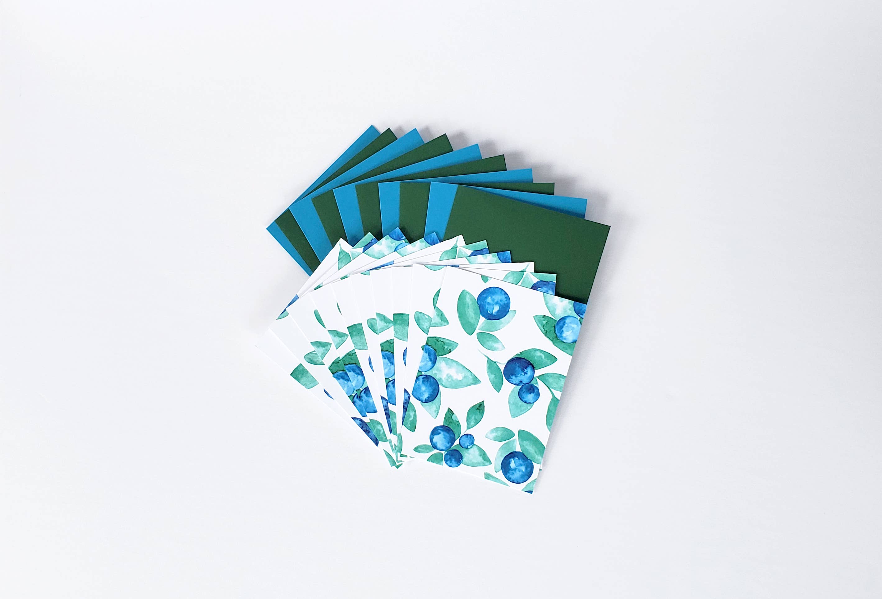 Lucky Dog Design Co. - Wholesale Stationery/Notecard Set - Blueberry Paradise Mini Card Set (Set of 10)6