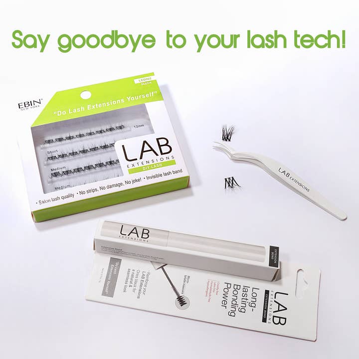 EBIN NEW YORK - Wholesale False/Fake Eyelashes - LAB Extensions DIY Lashes1