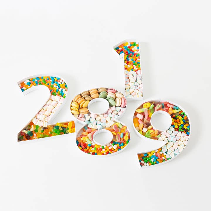 Soul & Lane - Wholesale Decorative Tray - Fillable Cardboard Numbers - Charcuterie Board Boxes (0-9)1