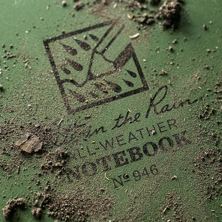 Rite in the Rain - Wholesale Notebook - Rite in the Rain 4" x 6" Green Top-Spiral Notebook4