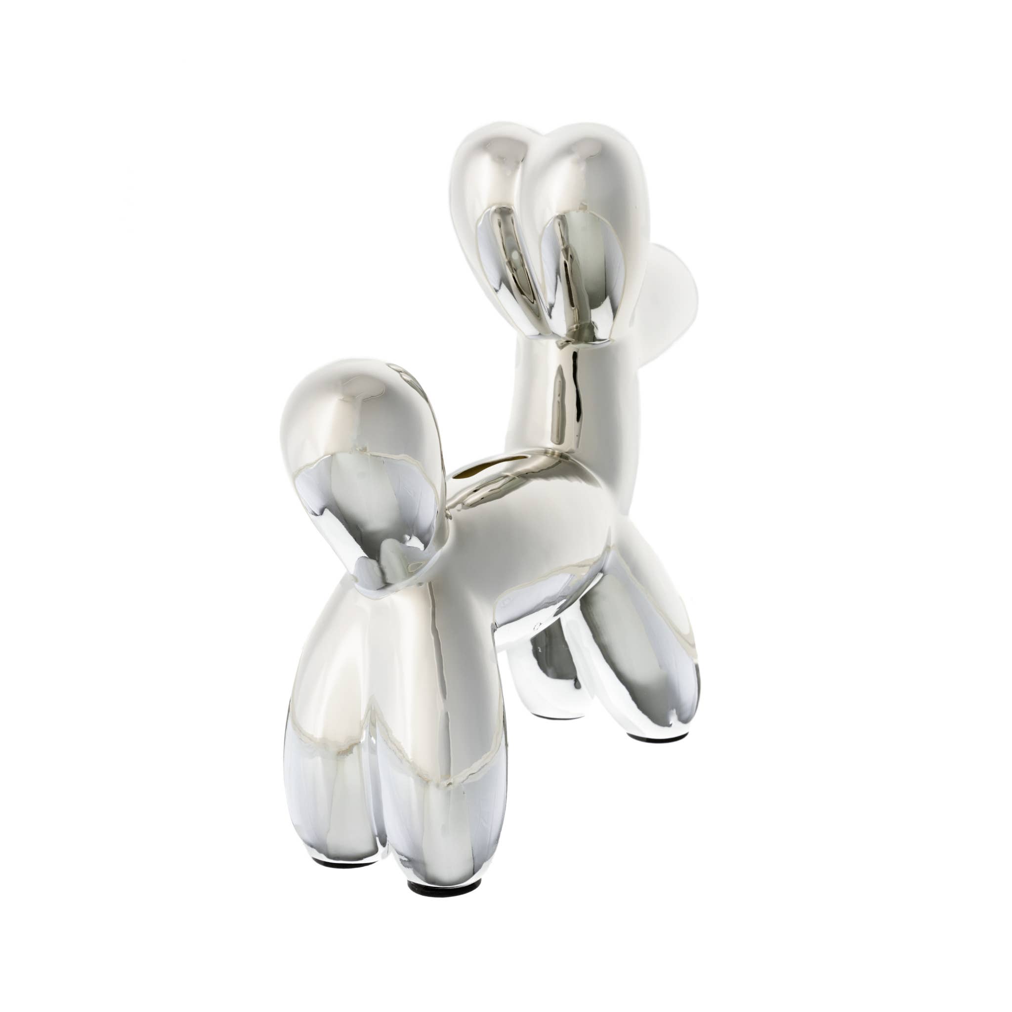 Creative Gifts International Inc. – wholesale Money/piggy bank – Balloon Dog Piggy Bank – Silver Edition3