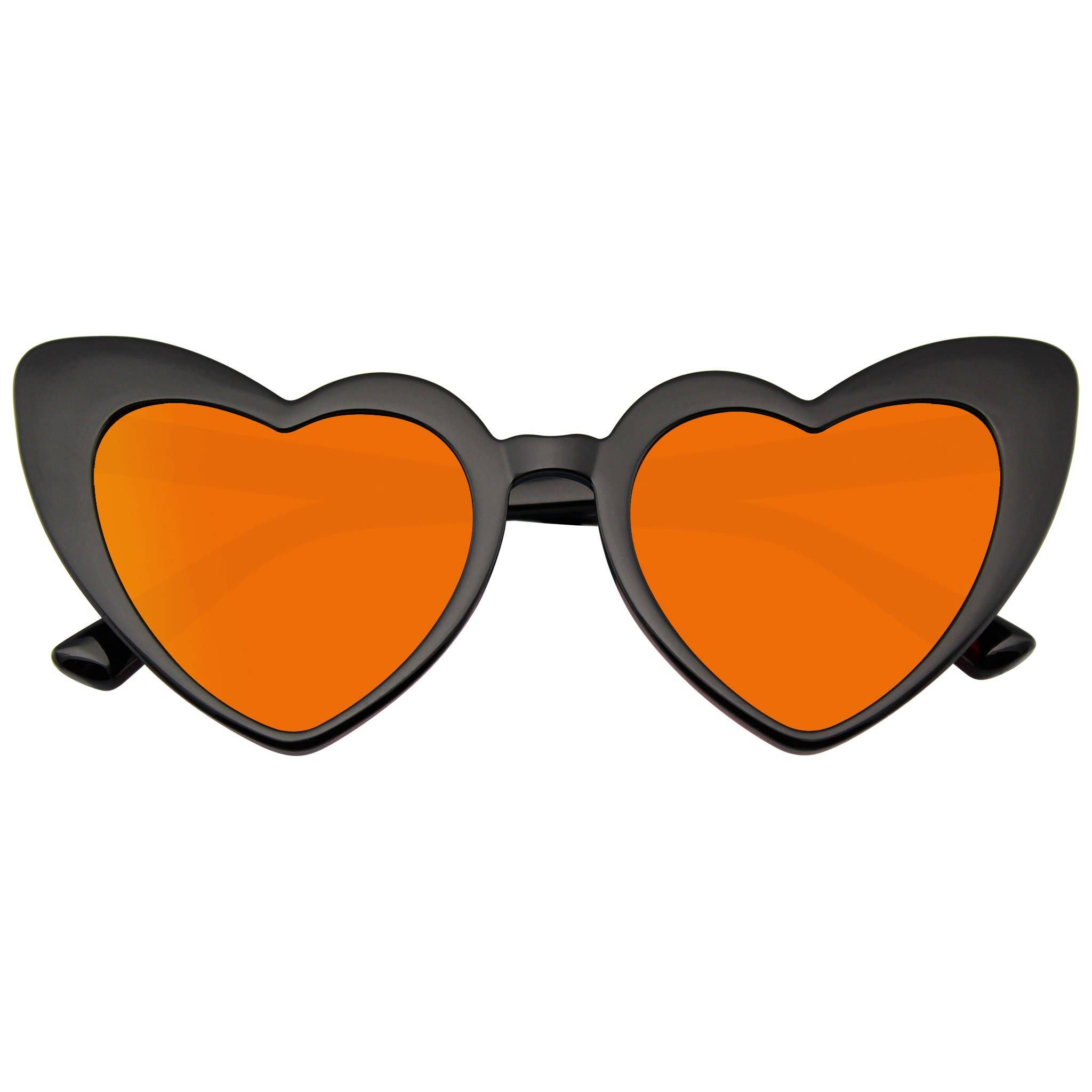 Emblem Eyewear - Venta al por mayor Gafas de sol - Mujer - Gafas de sol oversize con lentes espejados en forma de corazón y montura estilo cat eye10