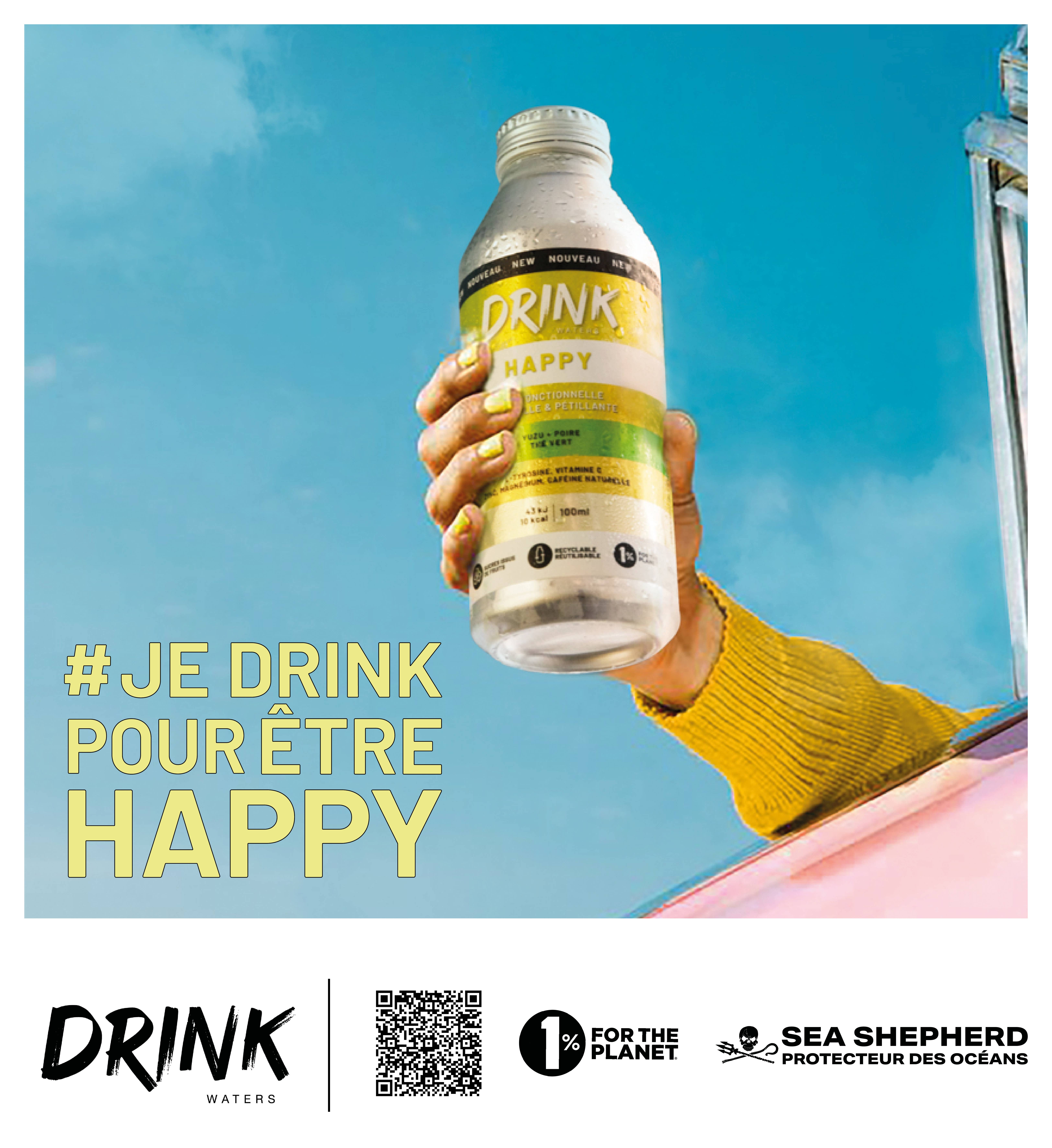 Drink Waters - Wholesale Sparkling Water - HAPPY Functional Carbonated Waters From the Alps Aluminium4