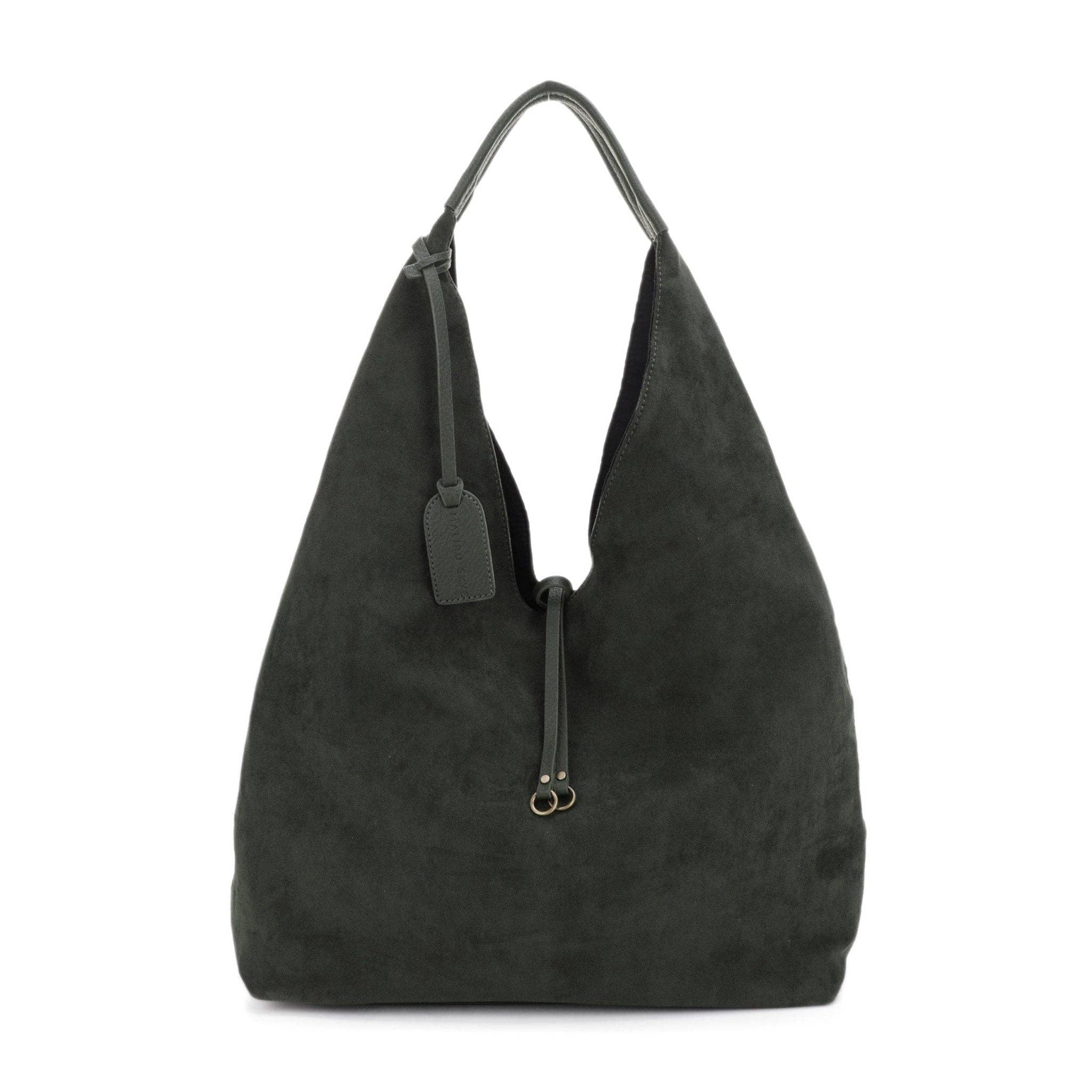 MiMi Wholesale - Wholesale Tote Bag - Women's - SF84303 Misty Faux Suede Hobo Tote Bag2