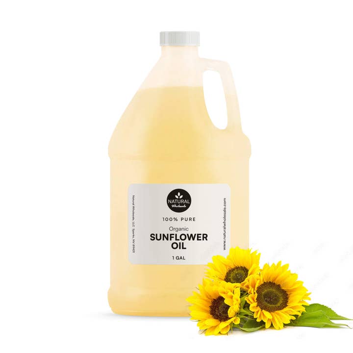 Natural Wholesale - Wholesale Bath/Body Oil - Organic Sunflower Oil - 100% Pure Oil