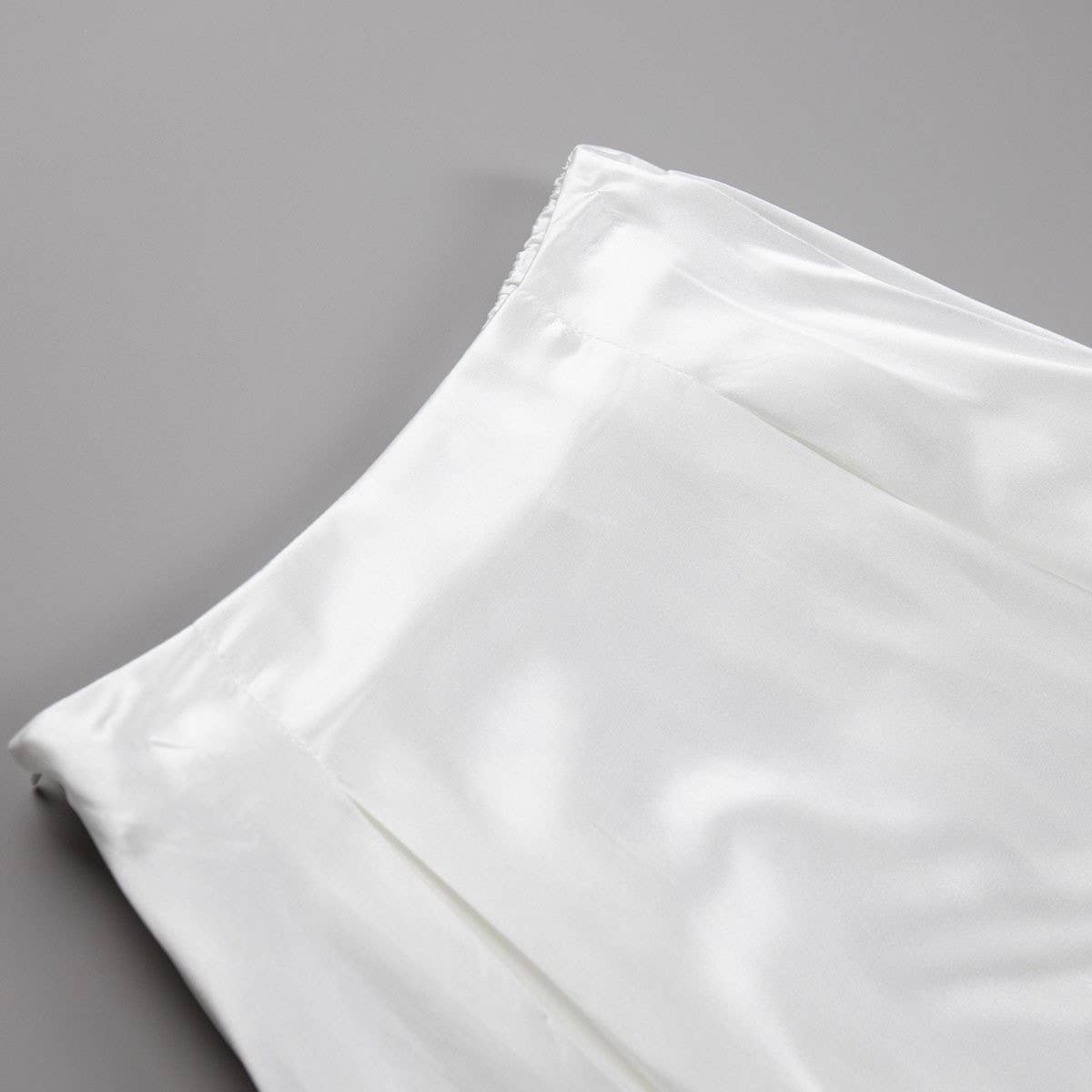 Hope & Sunshine - Vendita all'ingrosso Gonna - Donna - Gonna midi a vita alta in raso10