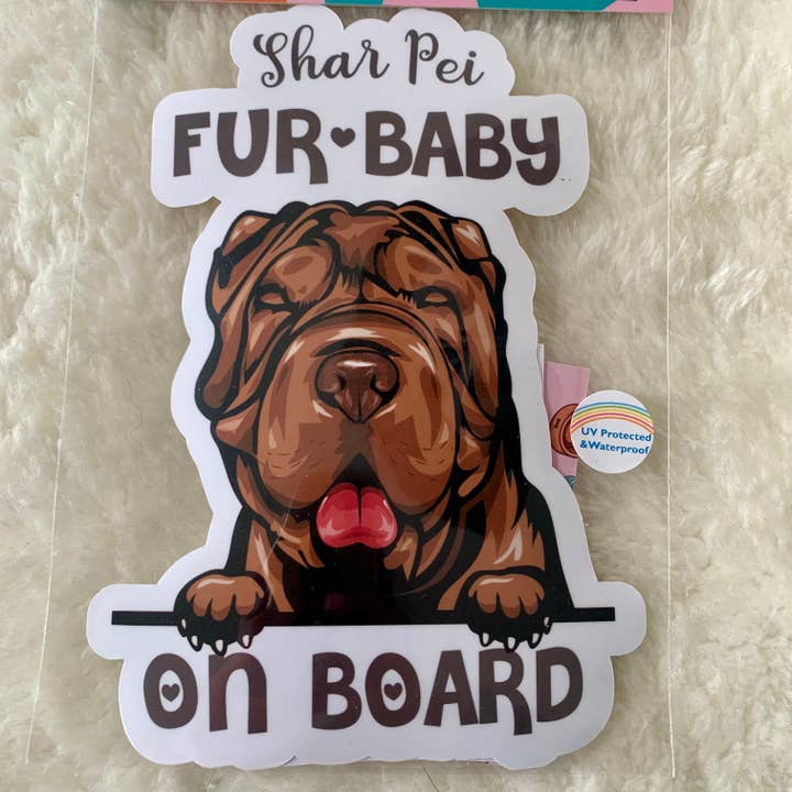 Raise the WOOF - Wholesale Sticker - Dog Breed Bumper Stickers34