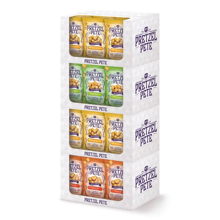 Pretzel Pete - Wholesale Pretzels - Honey Mustard & Onion Nuggets 9.5oz4