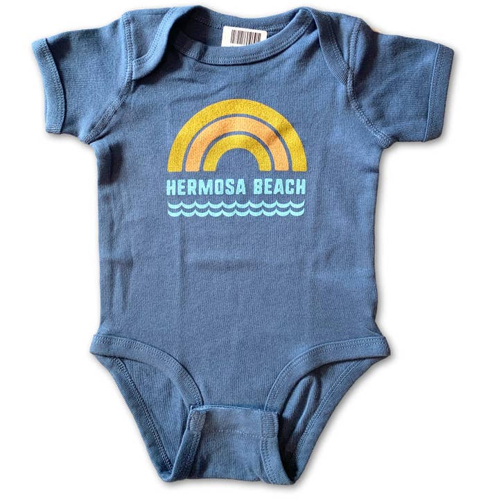Sol Bébé Hermosa Beach Vagues Arc-en-ciel Indigo Body pour la vente par Sol Baby
